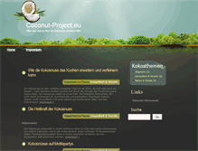 Tablet Screenshot of coconut-project.eu